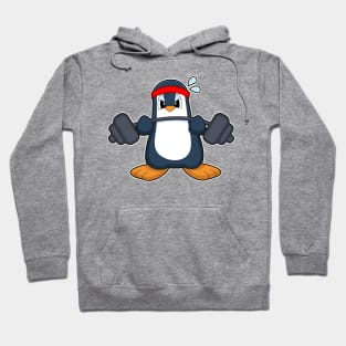 Penguin Strength training Dumbbell Hoodie